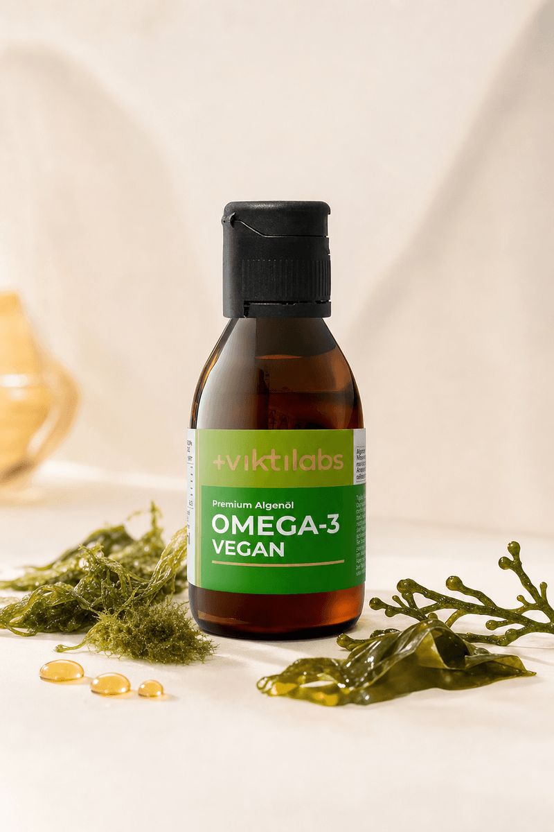 Viktilabs Omega-3 flüssig — hochkonzentriert, Triglycerid-Form.